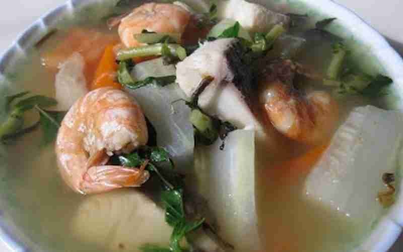 Chicken and Mix vegetables Sour Soup