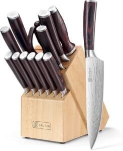 Kitchen knife for food preparation